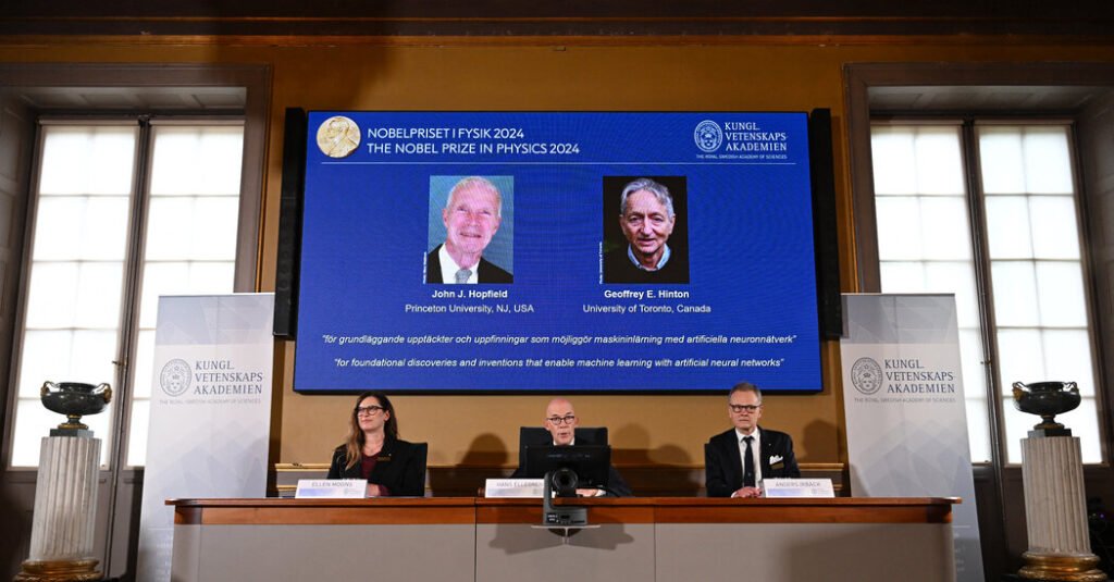 Nobel Prize in Physics awarded to two scientists for research in machine learning