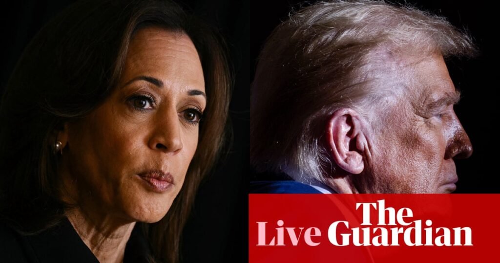 Harris gives speech in Michigan; Trump to be joined by family of rally shooting victim in campaign return to Butler – live | US elections 2024