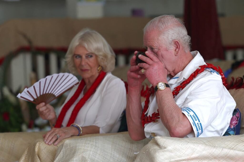 King Charles drinks drug-infused kava tea at Samoan ceremony ahead of slave reparations debate – Royal News Live