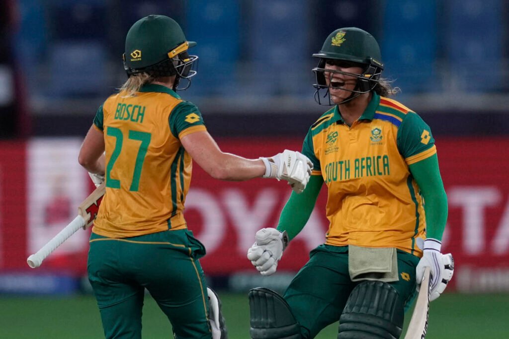 South Africa advances to final, ending Australia's title defense at Women's T20 World Cup