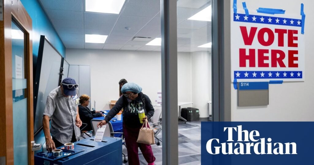 US presidential election press conference: Early voting records were smashed as President Trump urged Republicans to get to the polls early. 2024 US Election