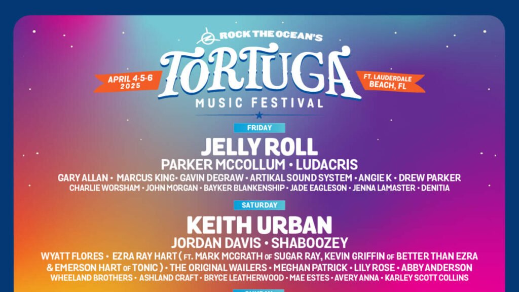 Rock the Ocean’s Tortuga Music Festival 2024 On Fort Lauderdale Beach