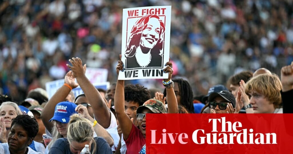 Harris holds rally with Obama, Trump calls US 'trash can' – US Elections Live | 2024 US Elections