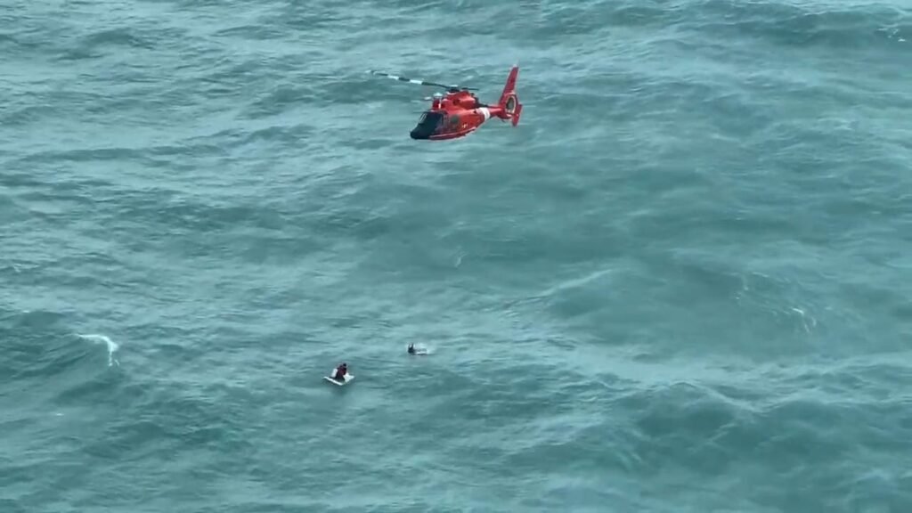 U.S. Coast Guard rescues captain after Hurricane Milton