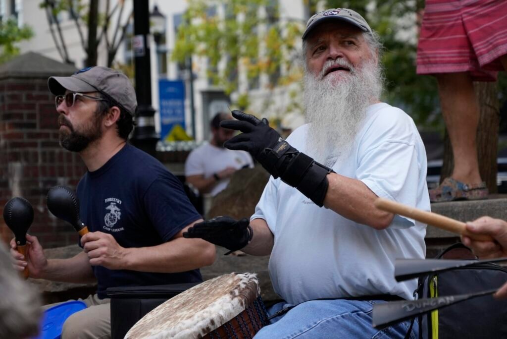 Asheville's famous musical tradition returns in a hopeful sign after Helen's death