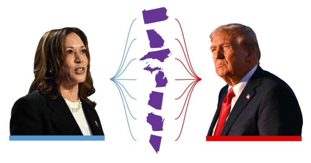 Route to 270: How Trump or Harris can win the US election | 2024 US Election News