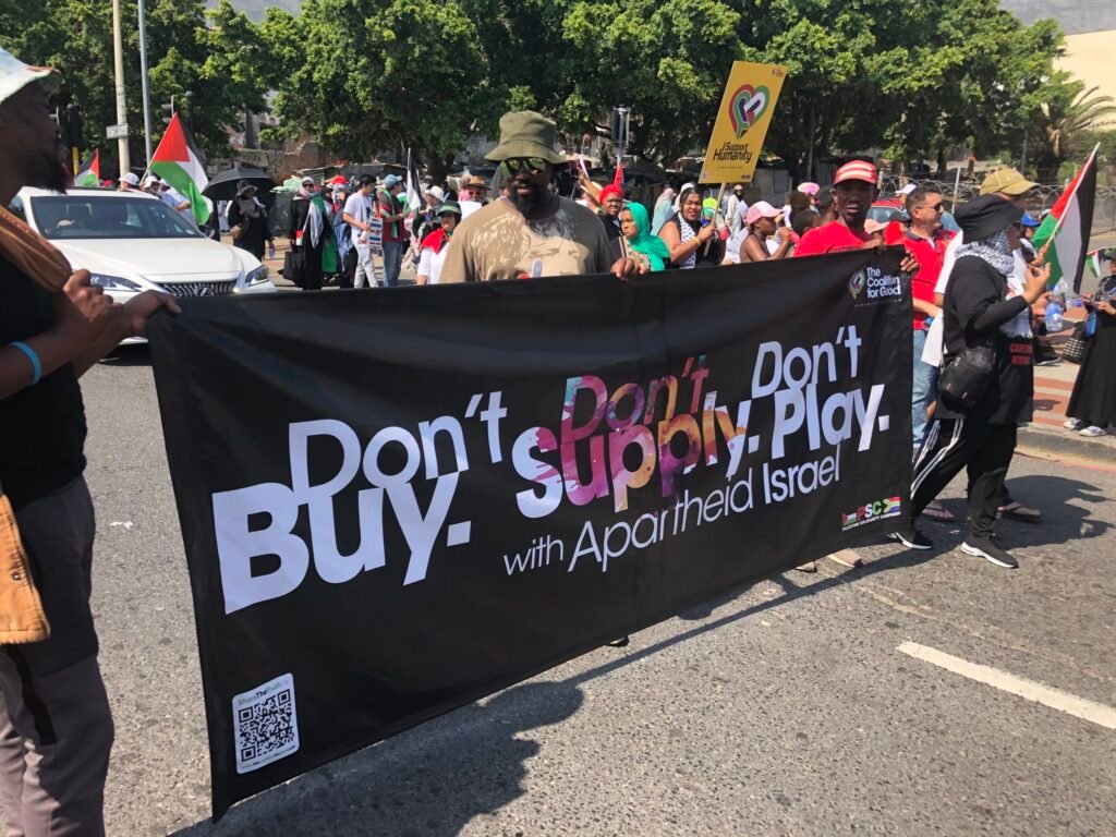 'Unfinished business' - demonstrators call for South Africa to impose sanctions on Israel