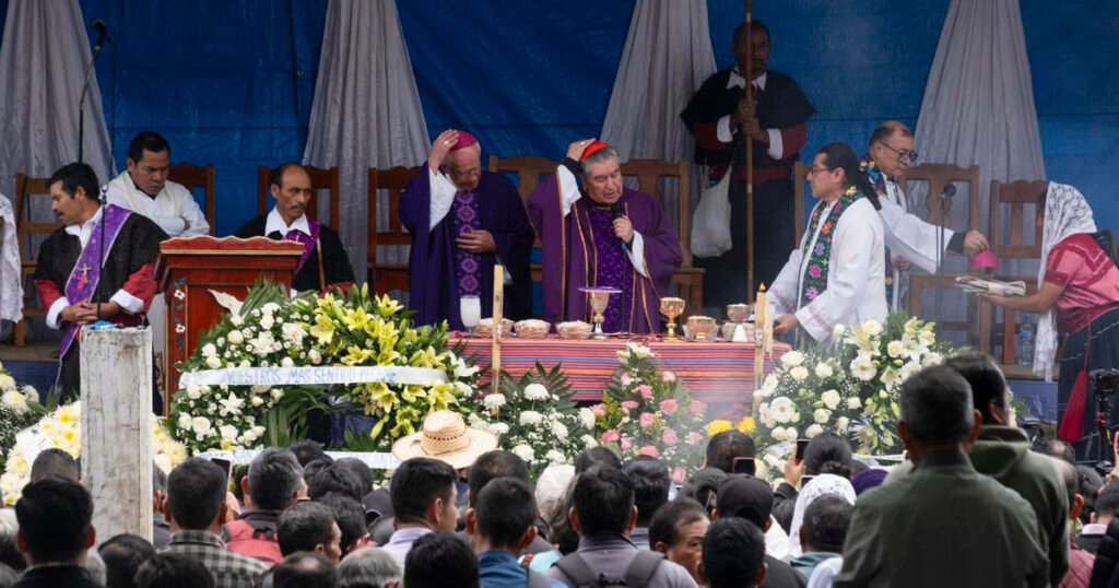 A prominent priest was shot dead after celebrating mass in a Mexican state plagued by cartel violence.