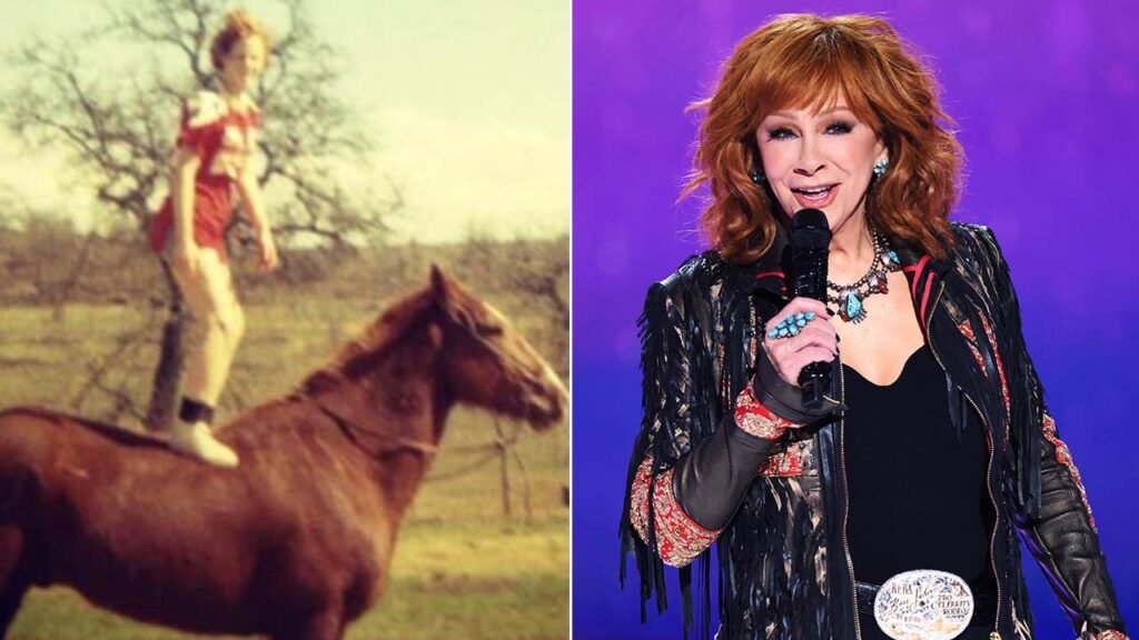 Before Reba McEntire became a country music star, she became a cowgirl on her family's ranch at the age of five.