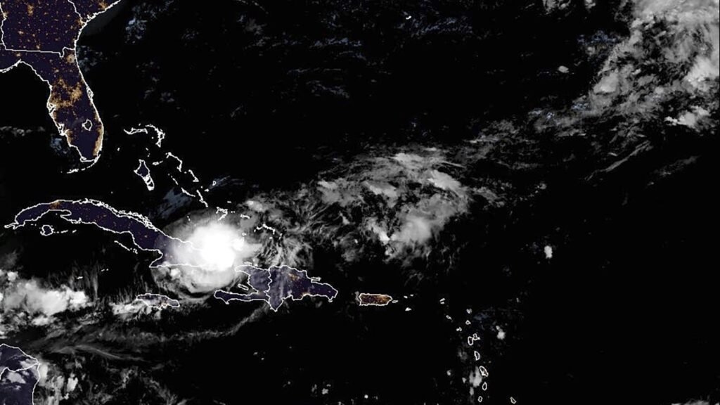 Hurricane Oscar hits the Bahamas and makes landfall in Cuba