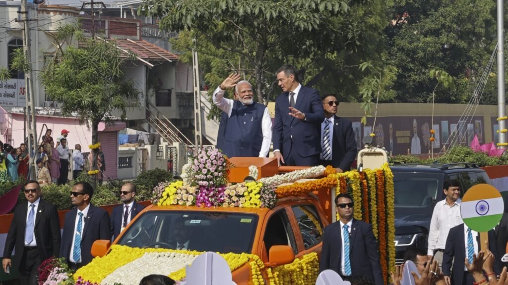 Leaders of India and Spain launch India's first private military aircraft factory