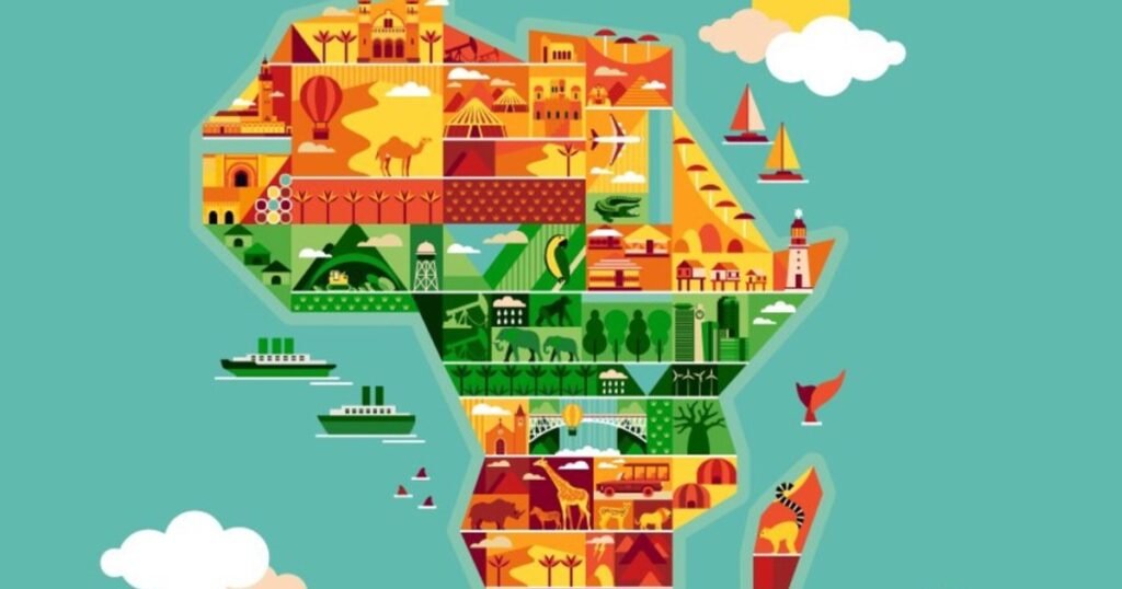 Top 10 African countries and their contribution to Africa's GDP